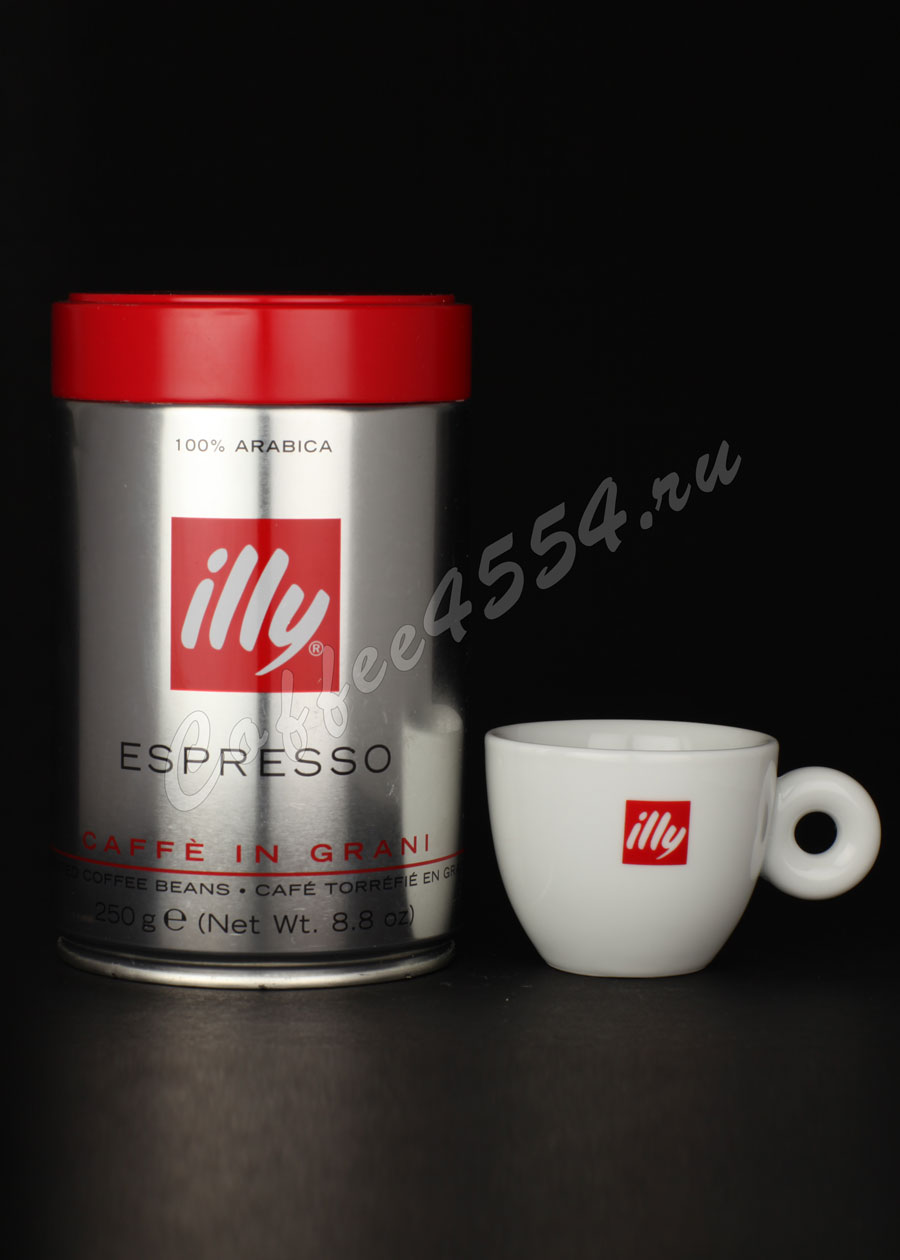 Кофе illy (Илли) в зернах 250 гр средней обжарки