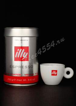 Кофе illy (Илли) молотый 250 грамм средней обжарки